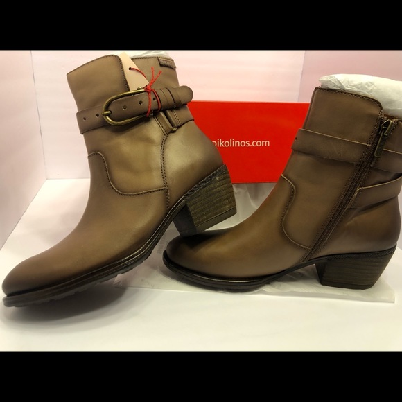 Pikolinos Leather Buckle Ankle Boots NWT US SIZE 7 - Picture 8 of 14